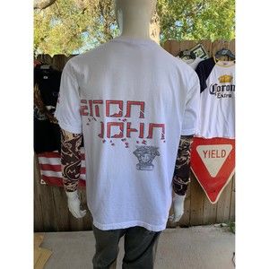 Vintage 90s Elton John Styled by Versace  T-shirt Size L by World Merchandise
